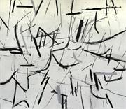 09 Avertiras III, 2006, Oel und Kohle auf Leinwand, 140 x 160 cm